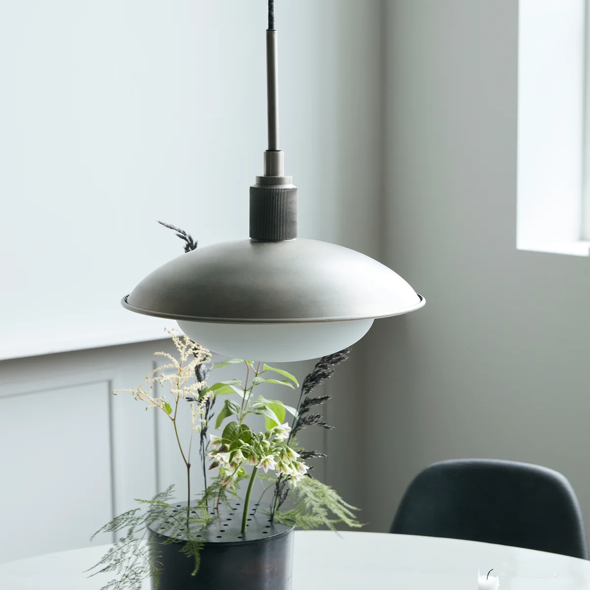 DULTON PENDANT LAMP GRAY GREEN/グレイグリーン □ダルトン□ Aluminum pendant lamp with glass cover | 【web