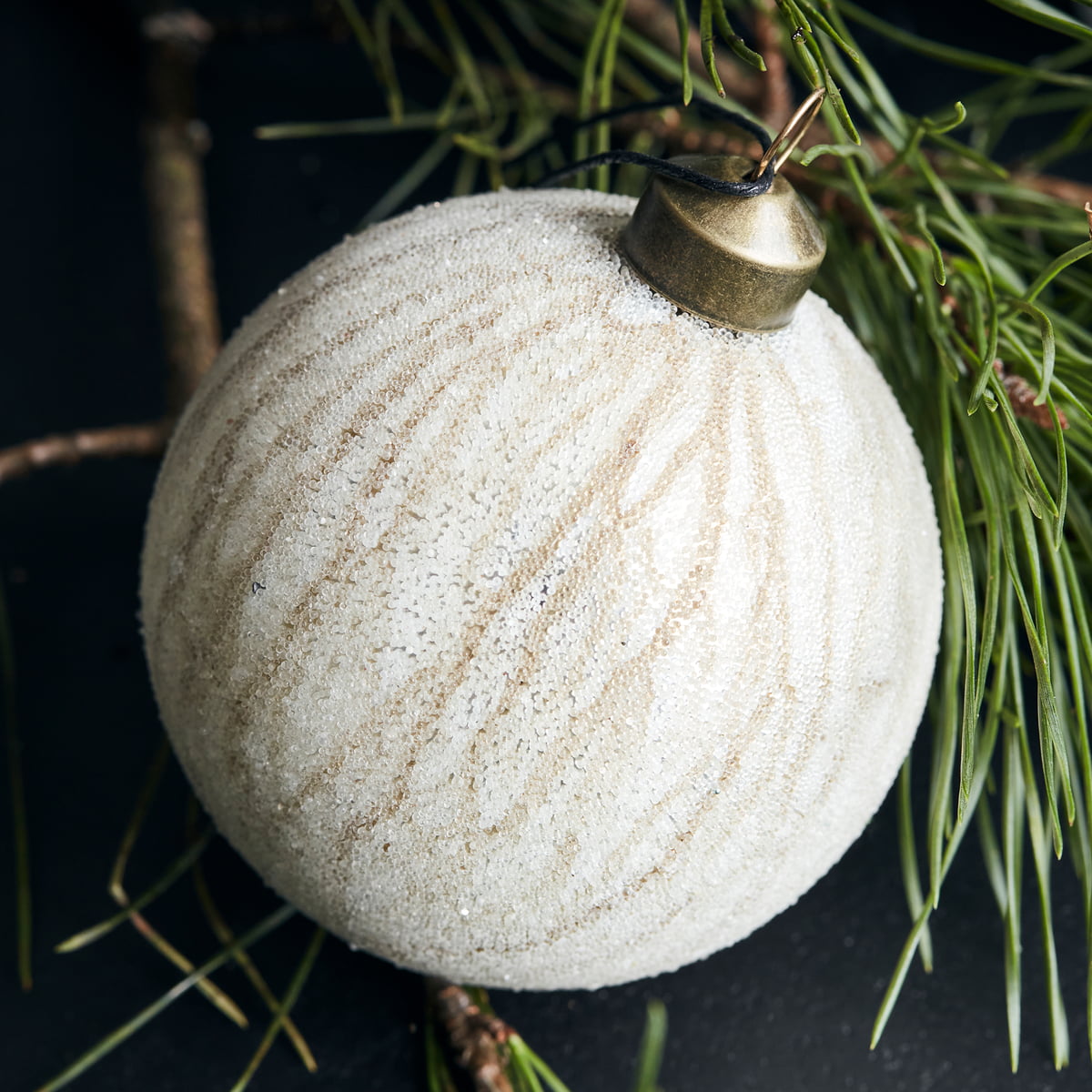 House Doctor - Stripe Christmas tree ball