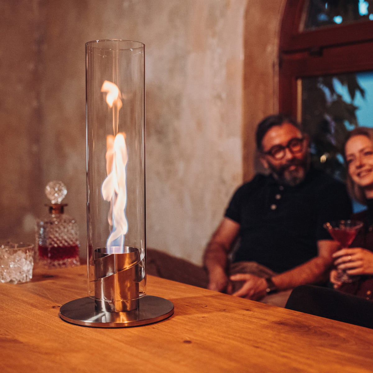 Höfats Table Top Fire Pit/Atmosphere Lantern Spider ø 12 x 54 cm