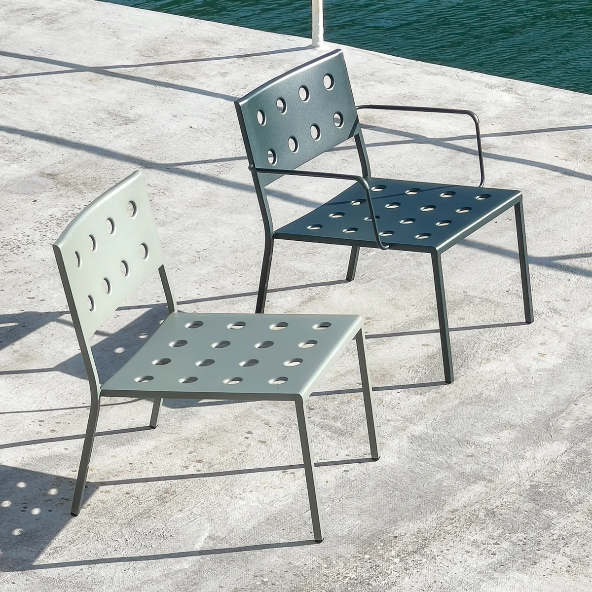HAY BALCONY ARMCHAIR ② HAY Balcony outdoor lounge chair - The Cushion Shop