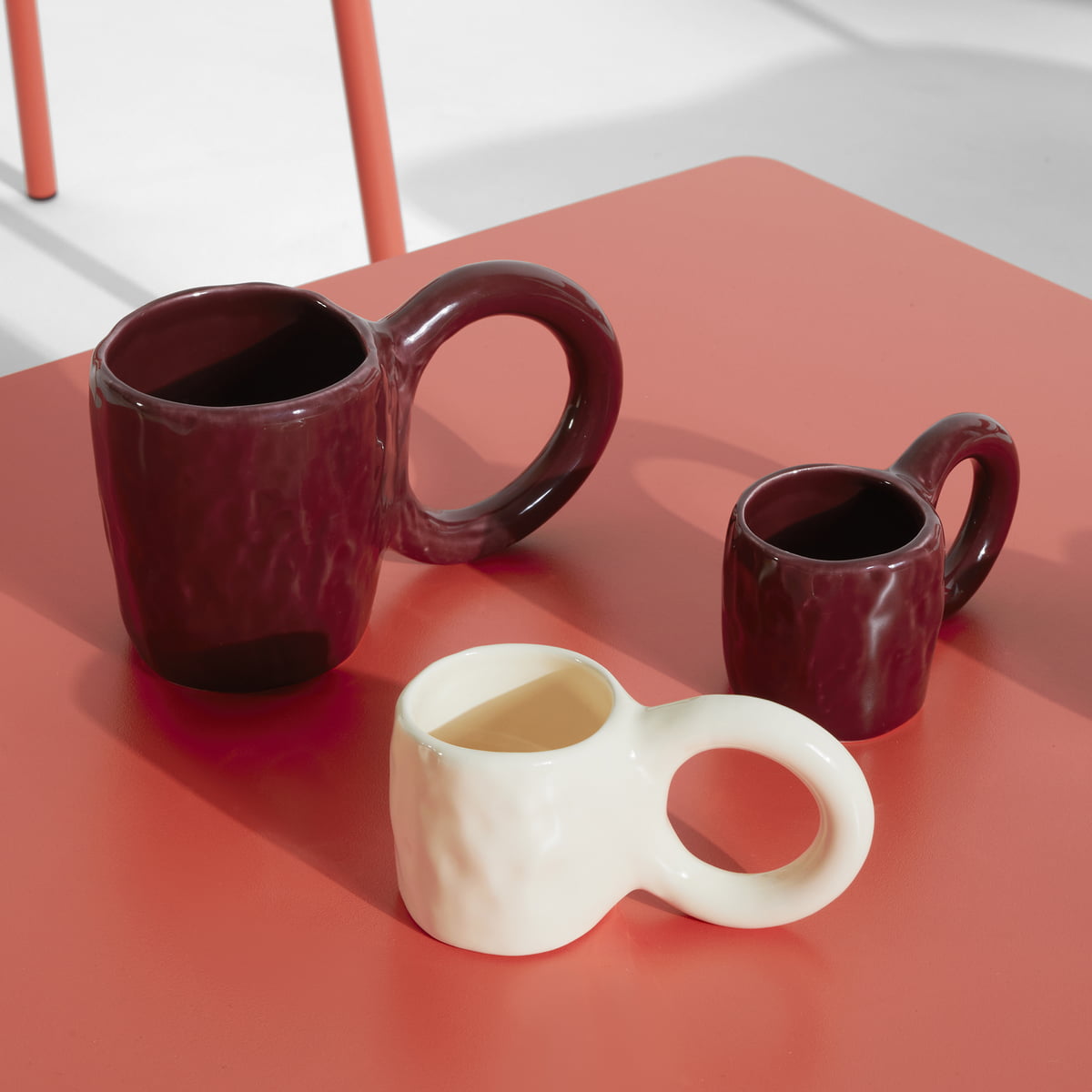 Set 4 Espresso Cup & Saucer Lemon, Cups and mugs