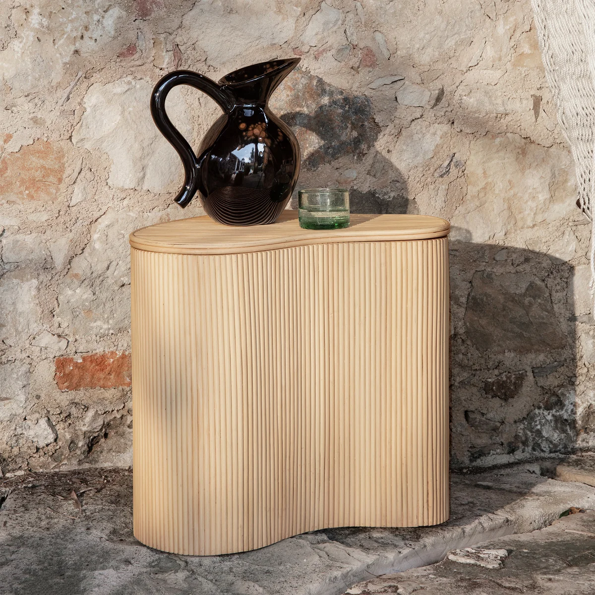 その他 ferm living Ferm Living - Isola Rattan storage table | Connox