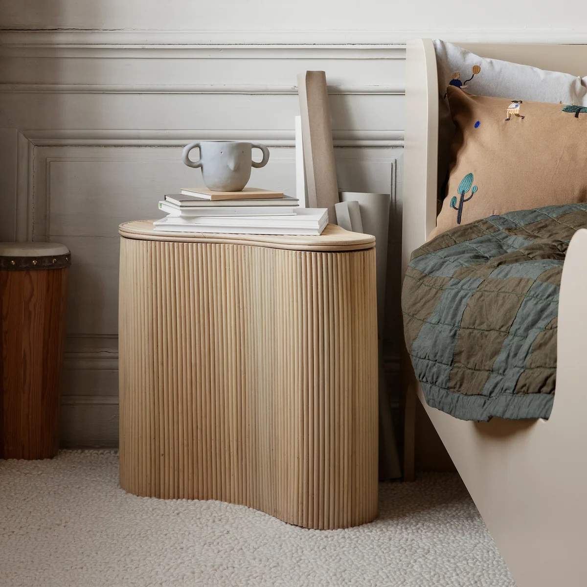 その他 ferm living Ferm Living - Isola Rattan storage table | Connox