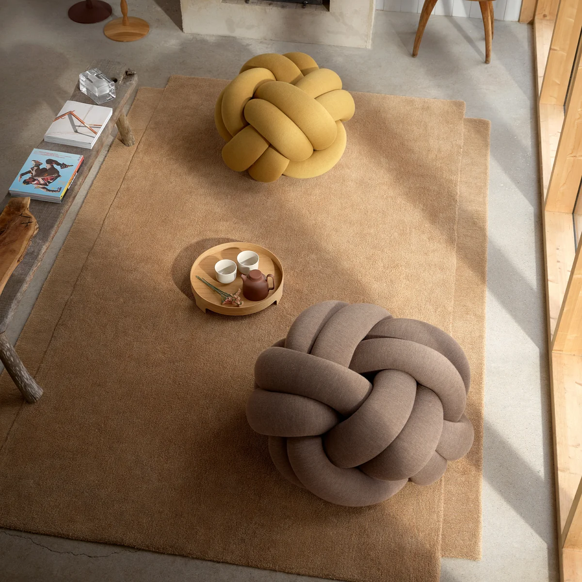 Design House Stockholm KNOT ノット クッション Design House Stockholm Knot Cushion - Batten Home