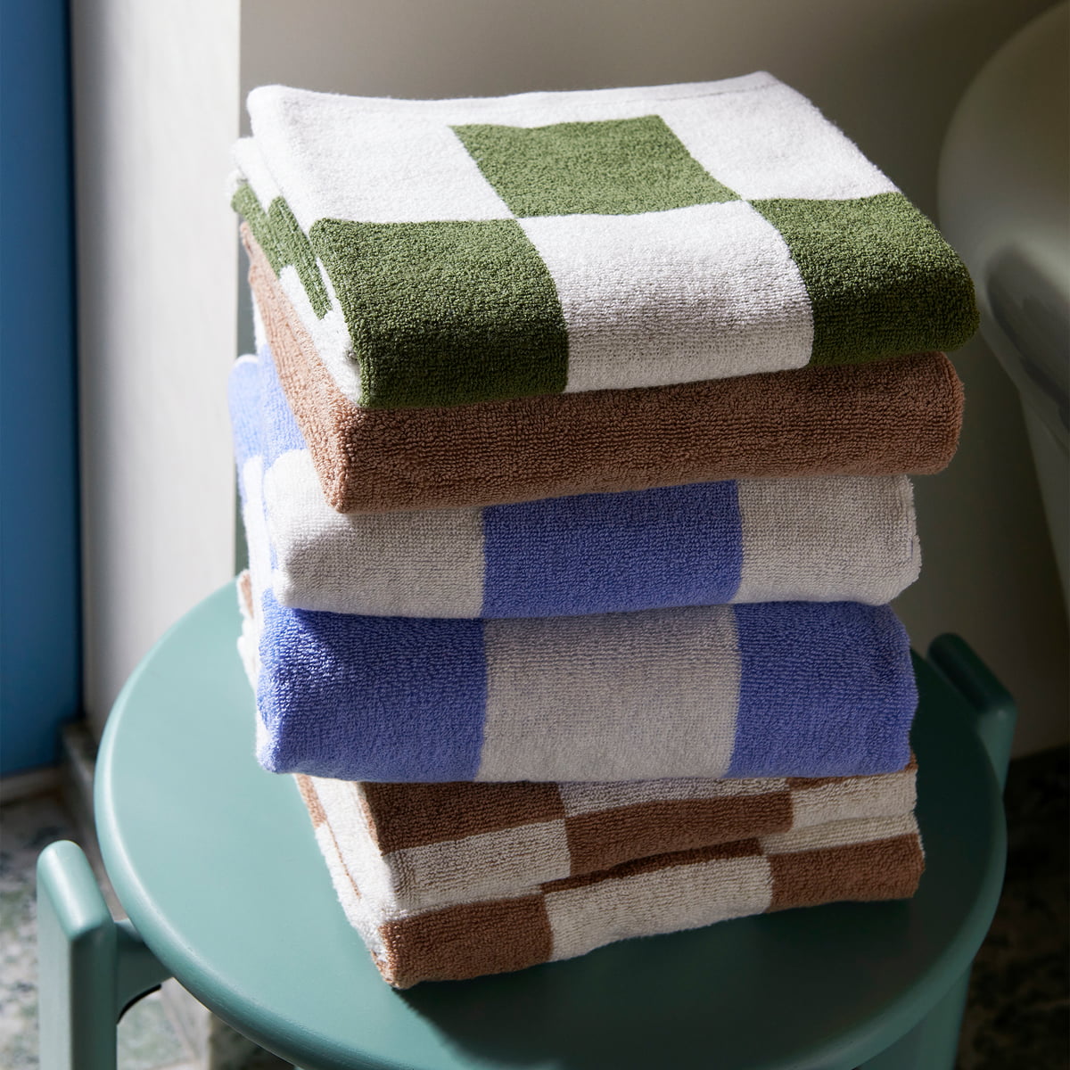 Check Towels, Bathroom Towel, Bath Towel, Hand Towel, Checkered