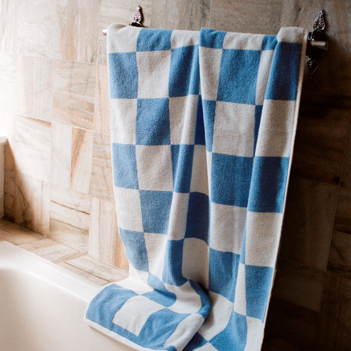 Hay - Check Bath towel
