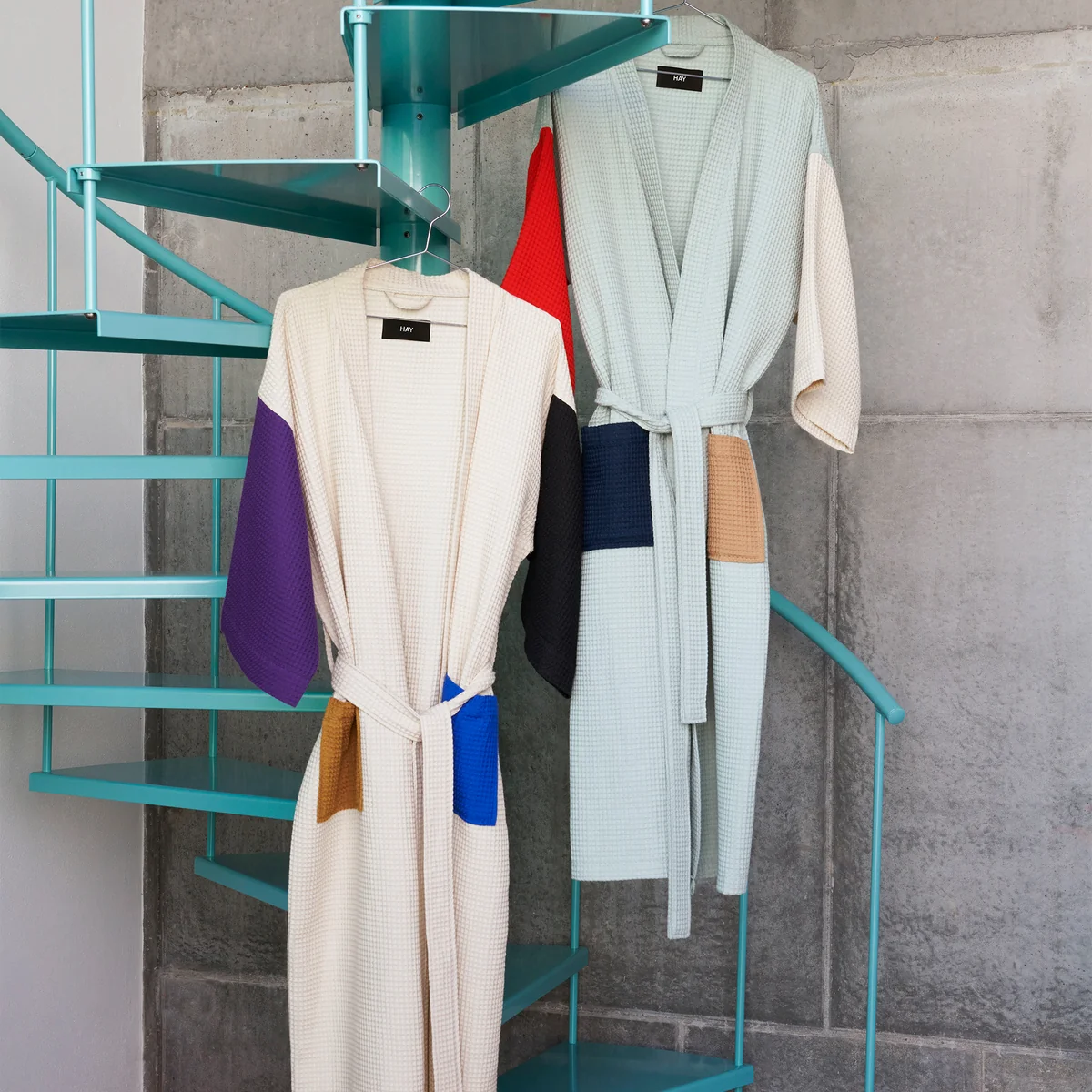 HAY - Waffle Bathrobe multicolor | Connox