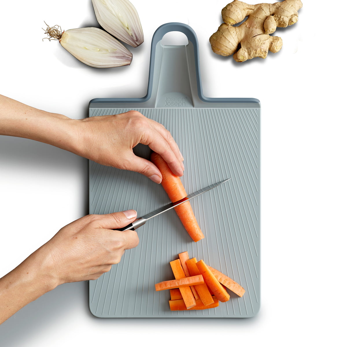 Chop2Pot™ Plus Folding Cutting Board - Green