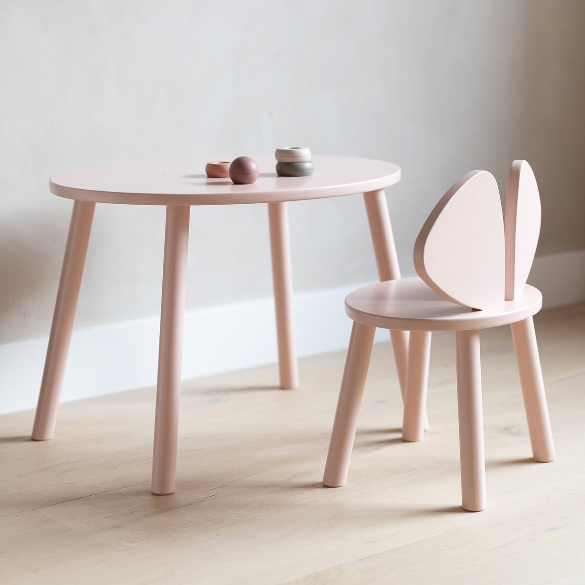 Nofred（ノーフレッド）ラビットチェア＆テーブルセット Mouse Chair and Table Set - Blue - Nofred