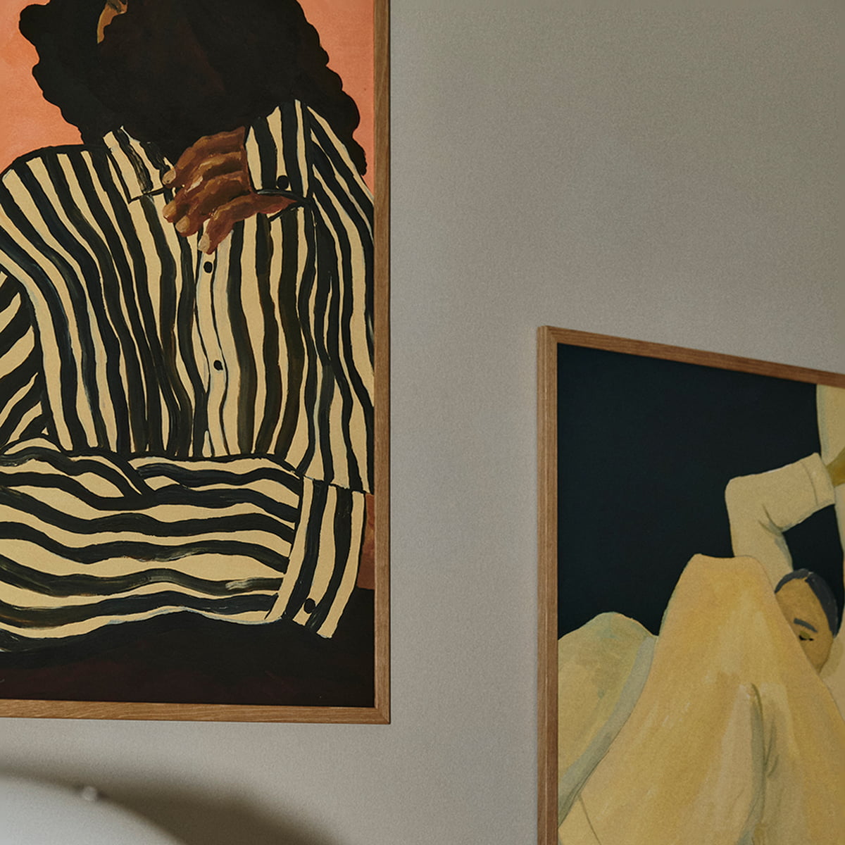 北欧The Poster Club 50×70cm Serene Stripes The Poster Club - Serene Stripes by Hanna Peterson | Connox