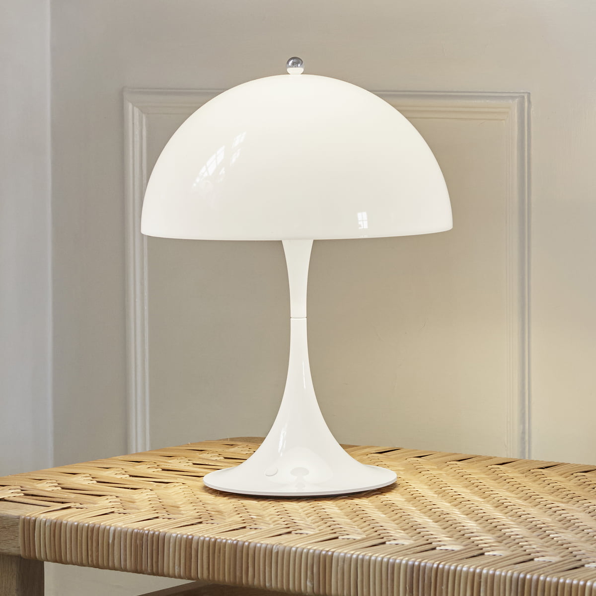 Panthella Portable Opal Table Lamp Louis Poulsen