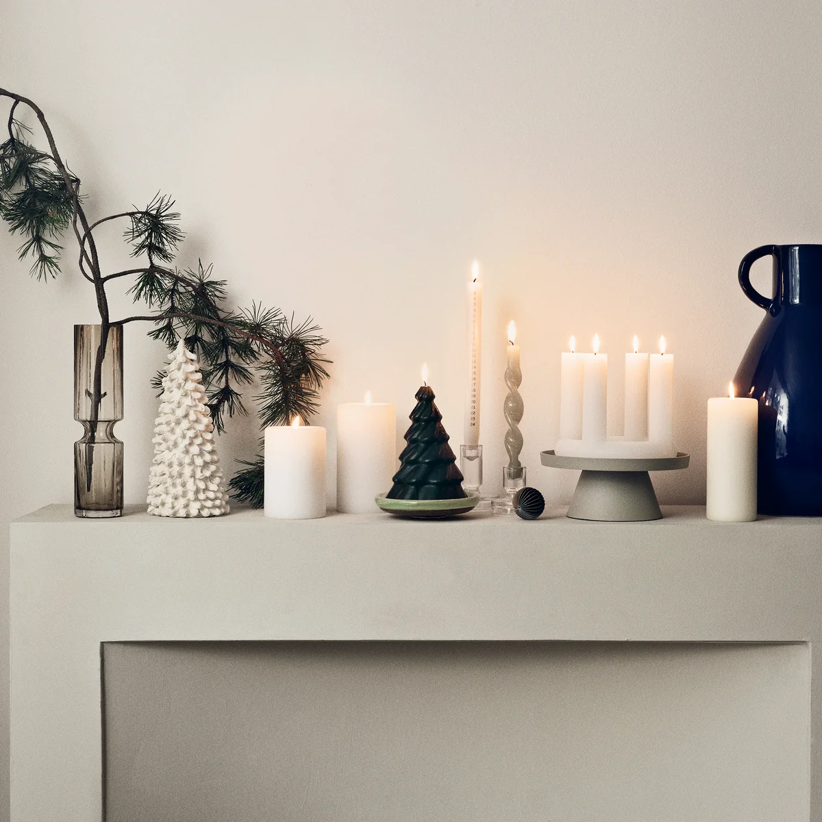 The Twist candles from Broste Copenhagen