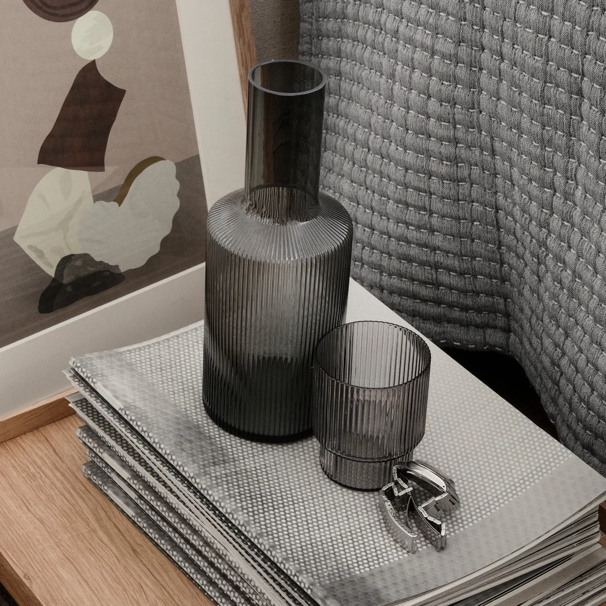 Ferm Living - Ripple Glasses (set of 4) | Connox