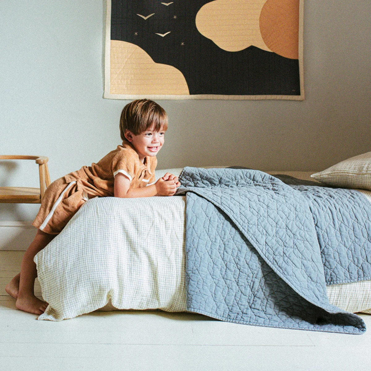 小物 THE NEWHOUSE COCONINO BLANKET Nobodinoz - Wabi Sabi Quilt | Connox