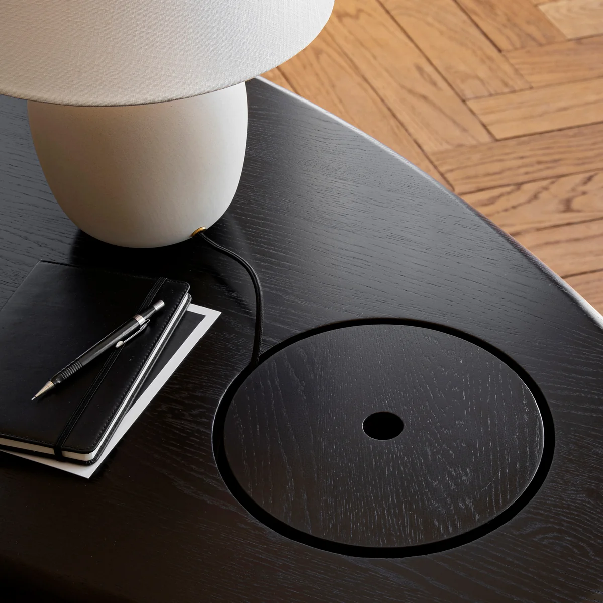 Audo - Torso Table lamp H 37 cm, sand / off white