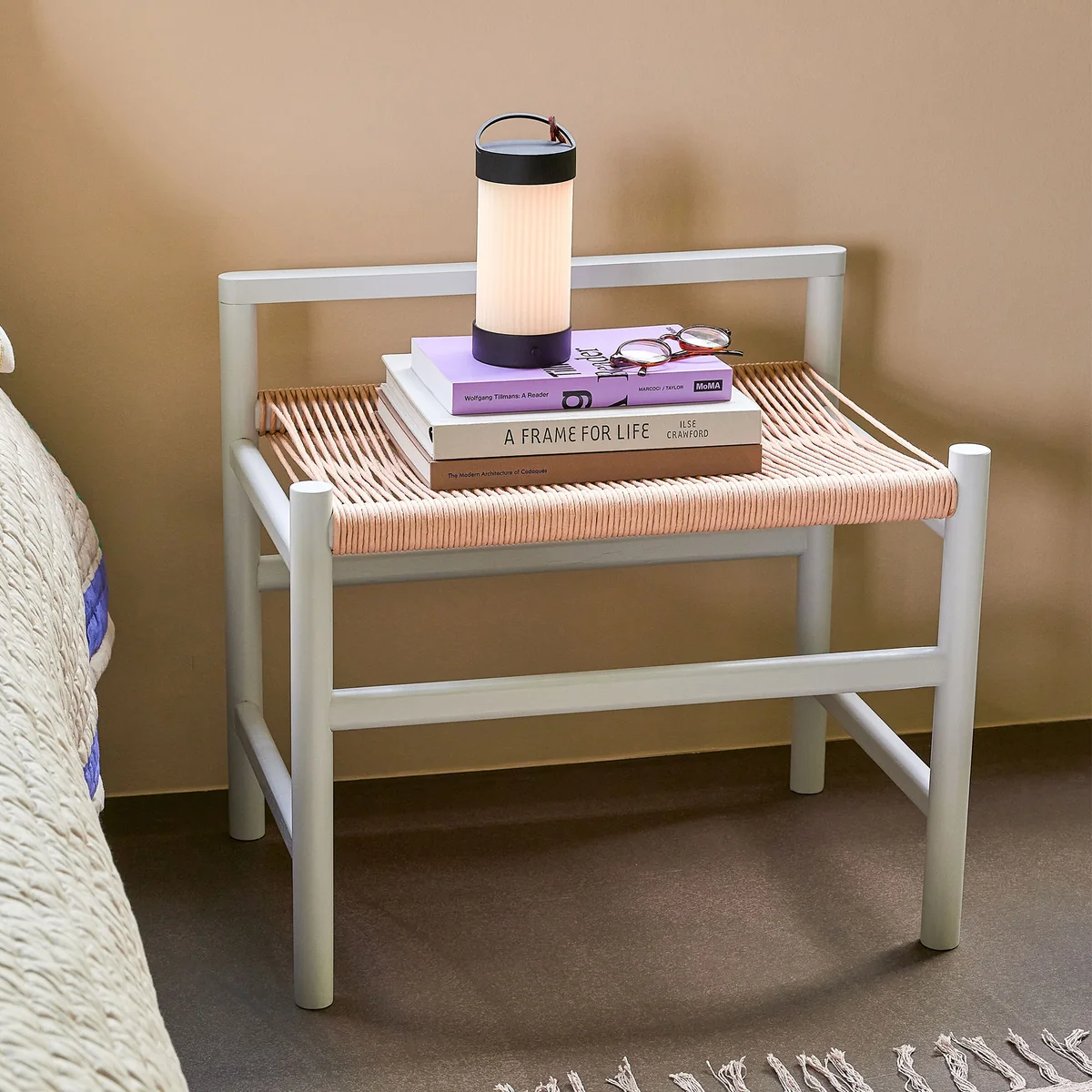 Hübsch Interior - Heritage Bench, S 60 cm, light gray