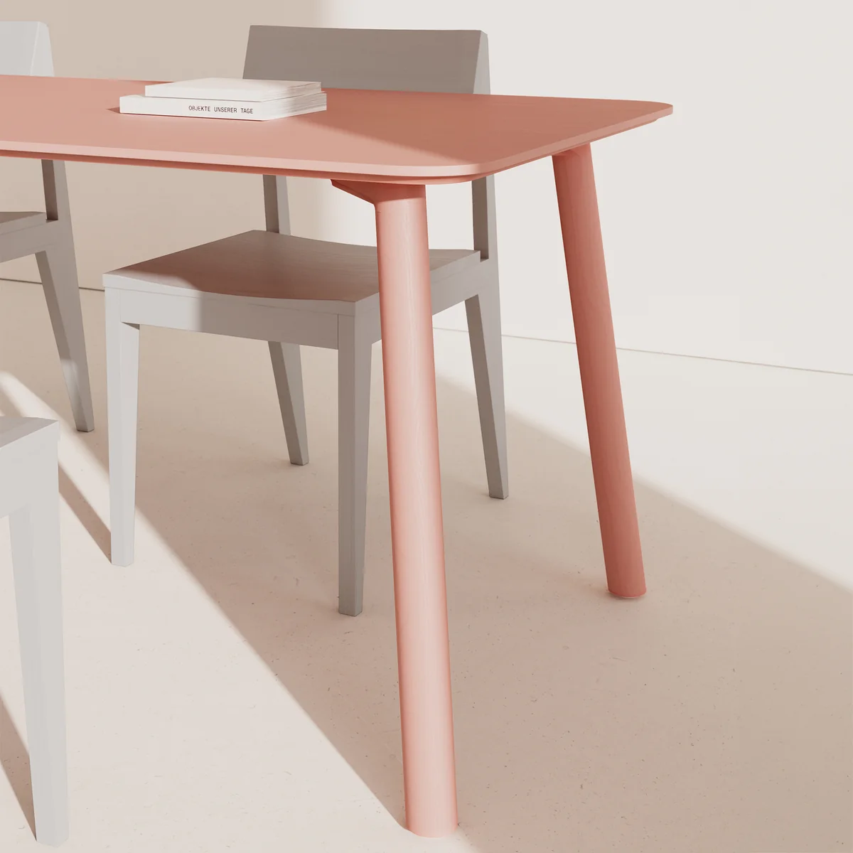 OUT Objekte unserer Tage - Meyer Color Table, lacquered ash, apricot