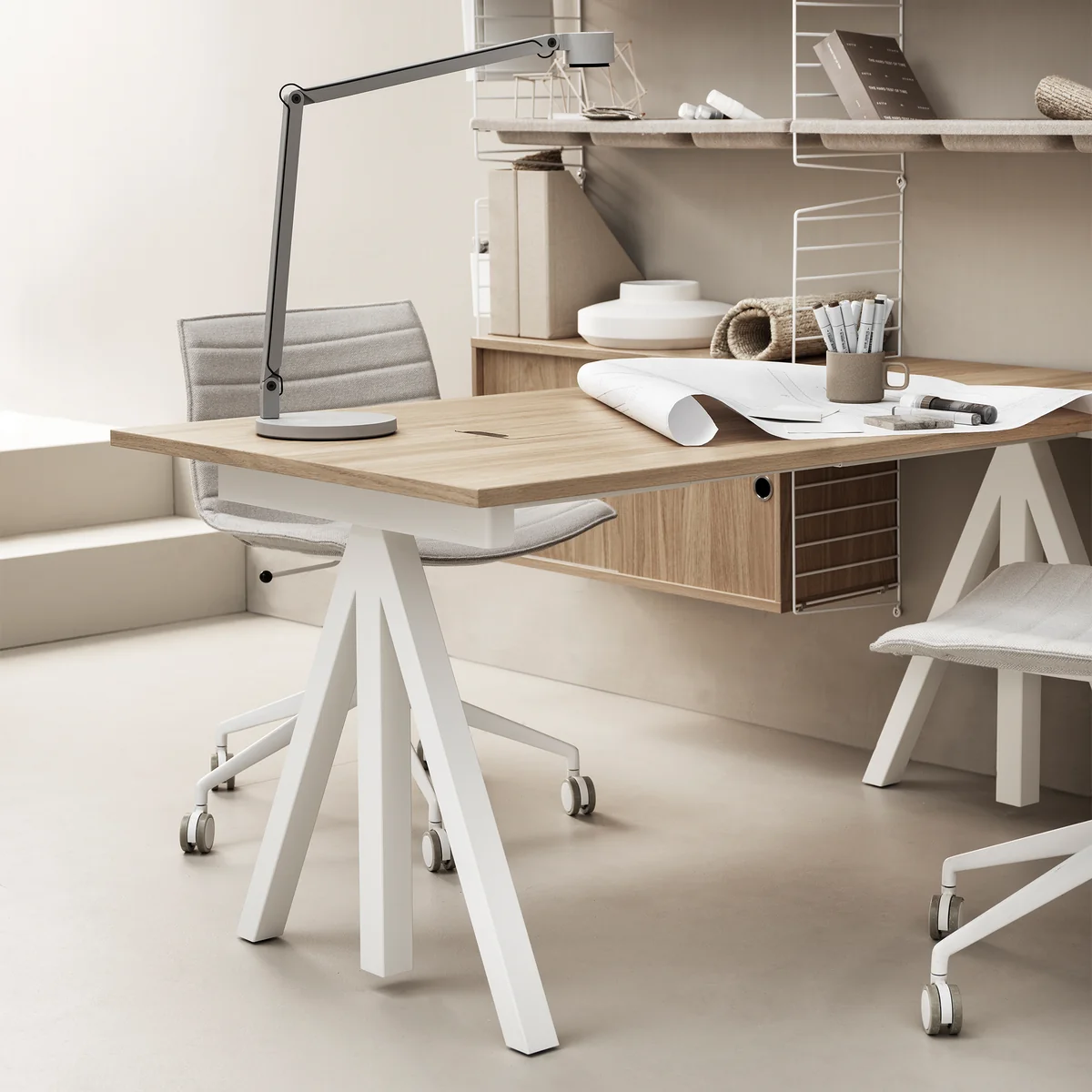 オフィス家具 treetop6186 Connect-IT L-Shape Desk | Office Desks | Worthington Direct