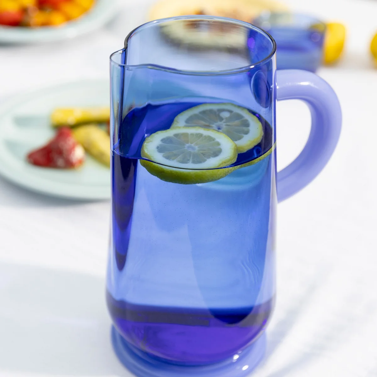 Dew carafe 1 L, blue by & klevering