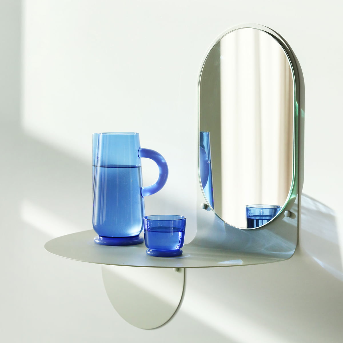 Dew glass, 0.2 l, blue (set of 2) from & klevering