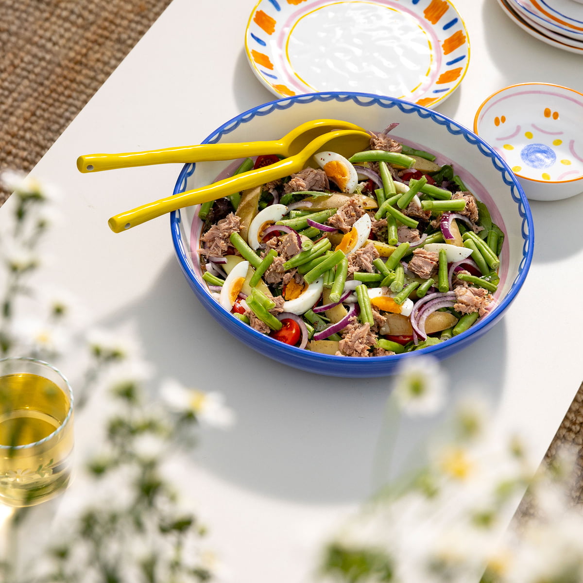 Boavista salad bowl Ø 30 cm, blue by & klevering