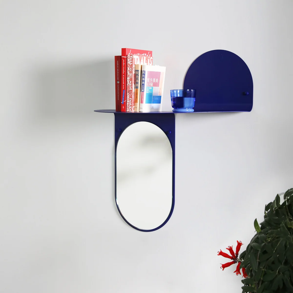 Flip mirror, 53 x 63 cm, blue from & klevering