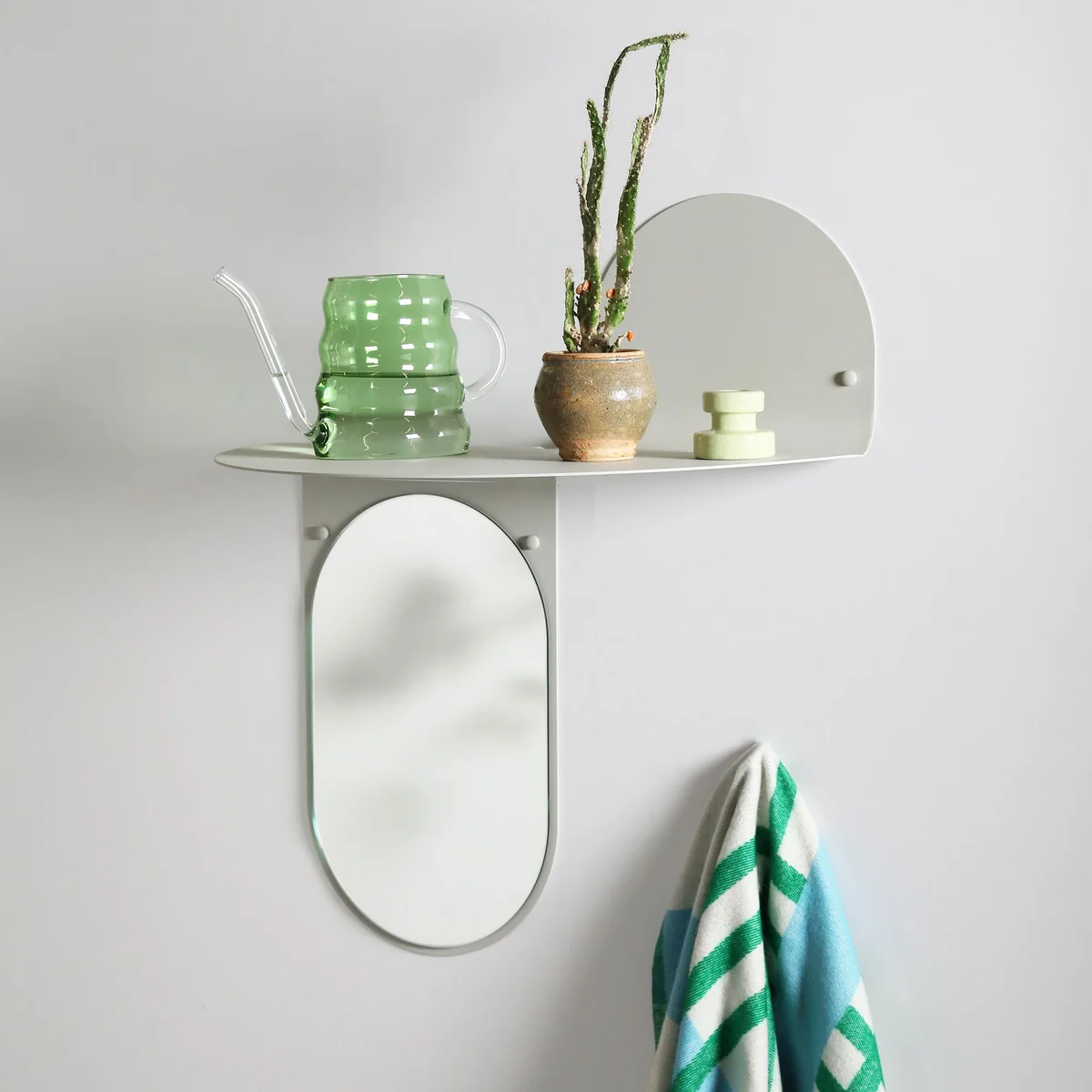 Flip mirror, 53 x 63 cm, gray from & klevering