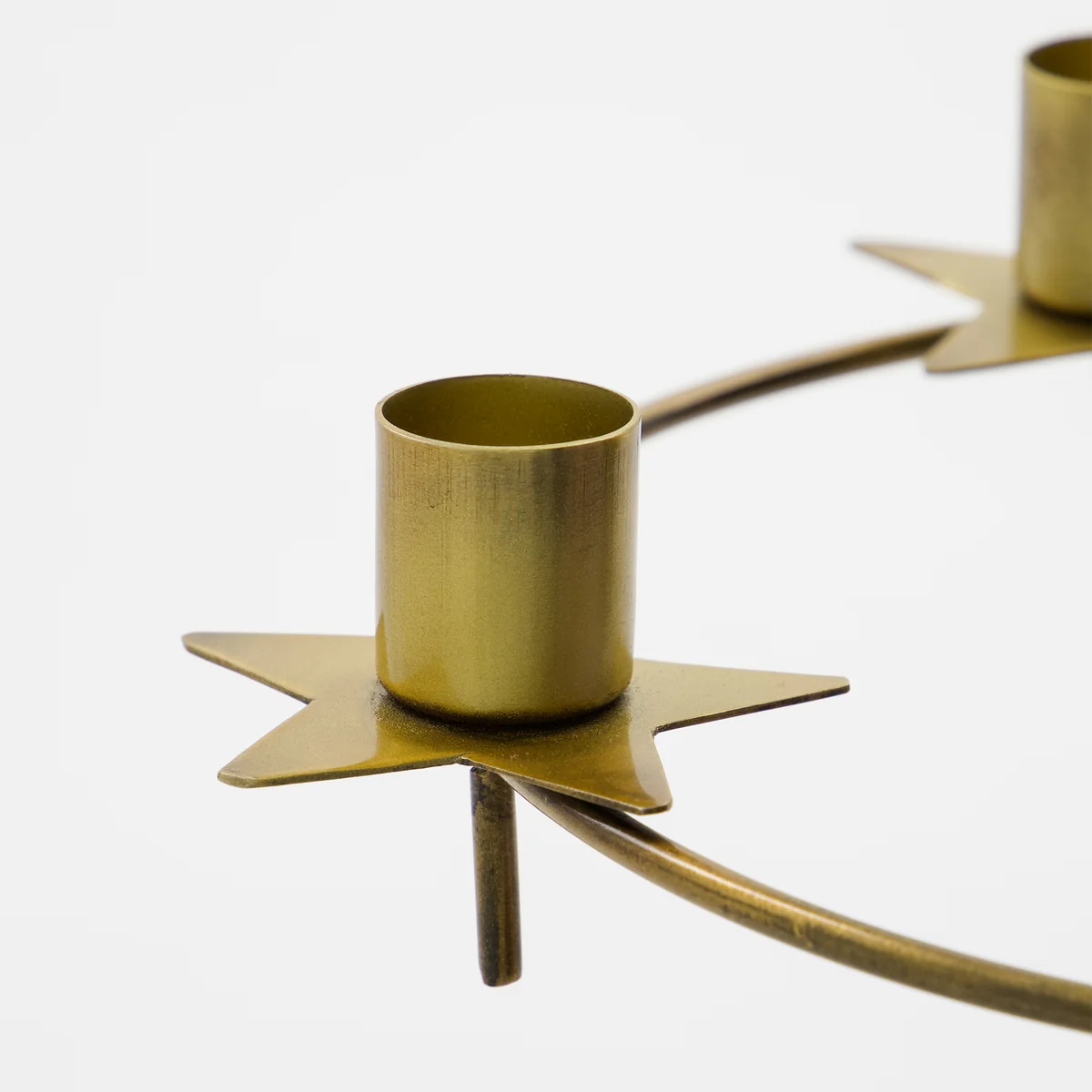 House Doctor - Stage Candlestick Ø 25 x 5 cm, antique brass