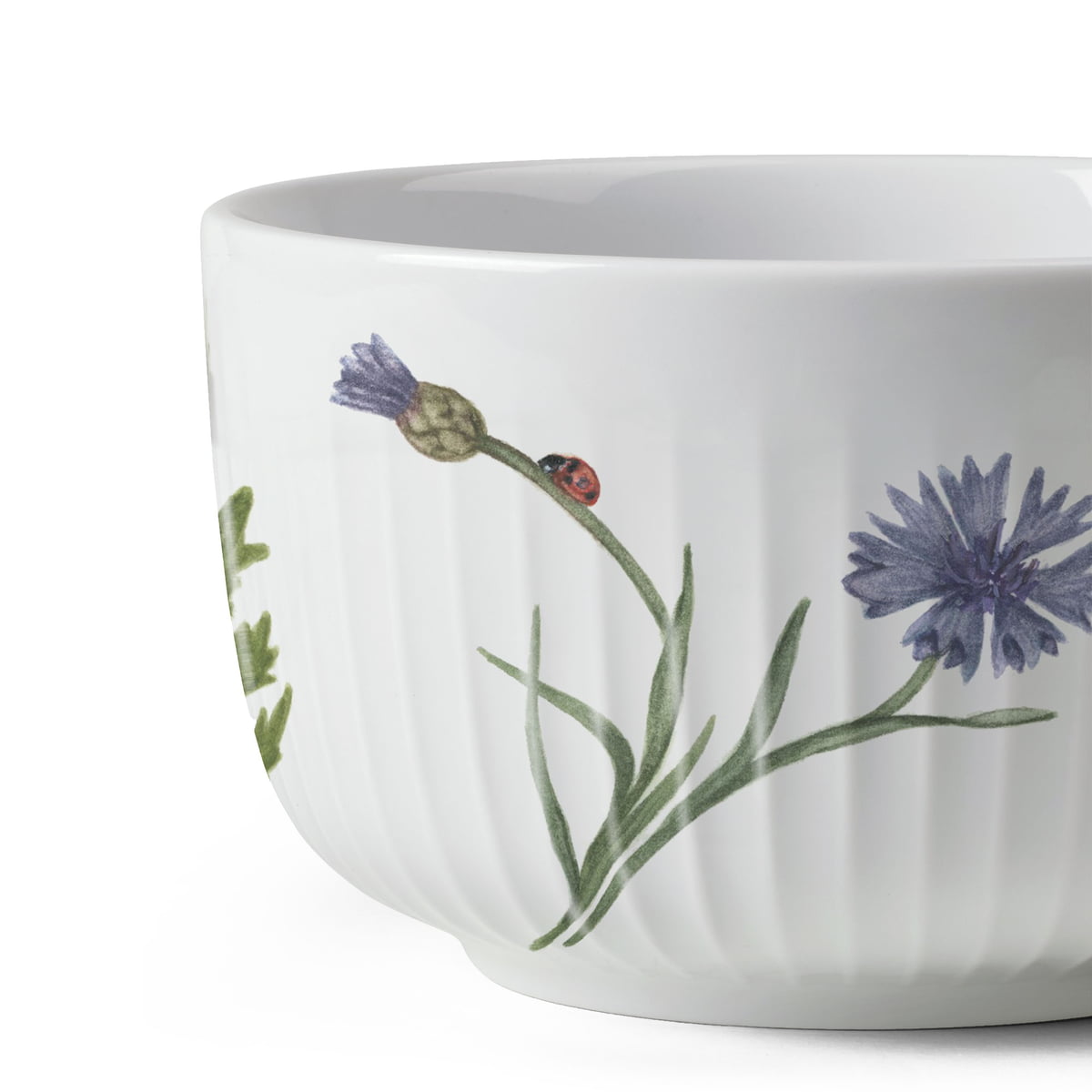 Kahler - KAHLER 　オマジオ　M　パール Kähler Block candle holder H4 in White w. deco