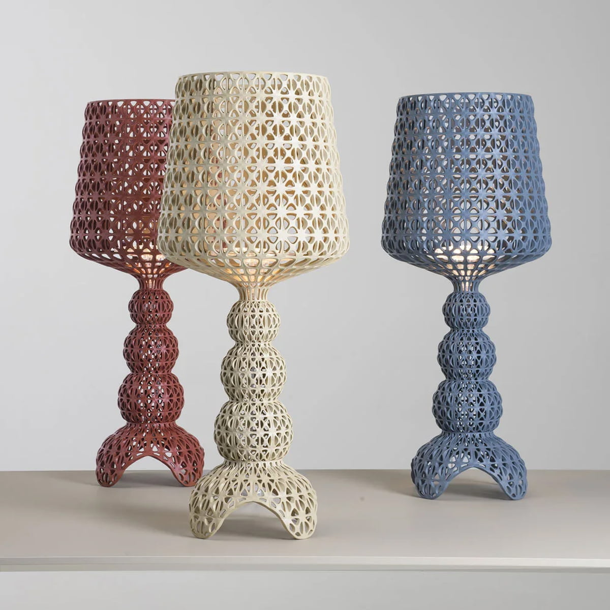 Kartell ミニカブキ　クリスタルランプ Kartell Table Lamps MINI KABUKI WHITE | Kartell