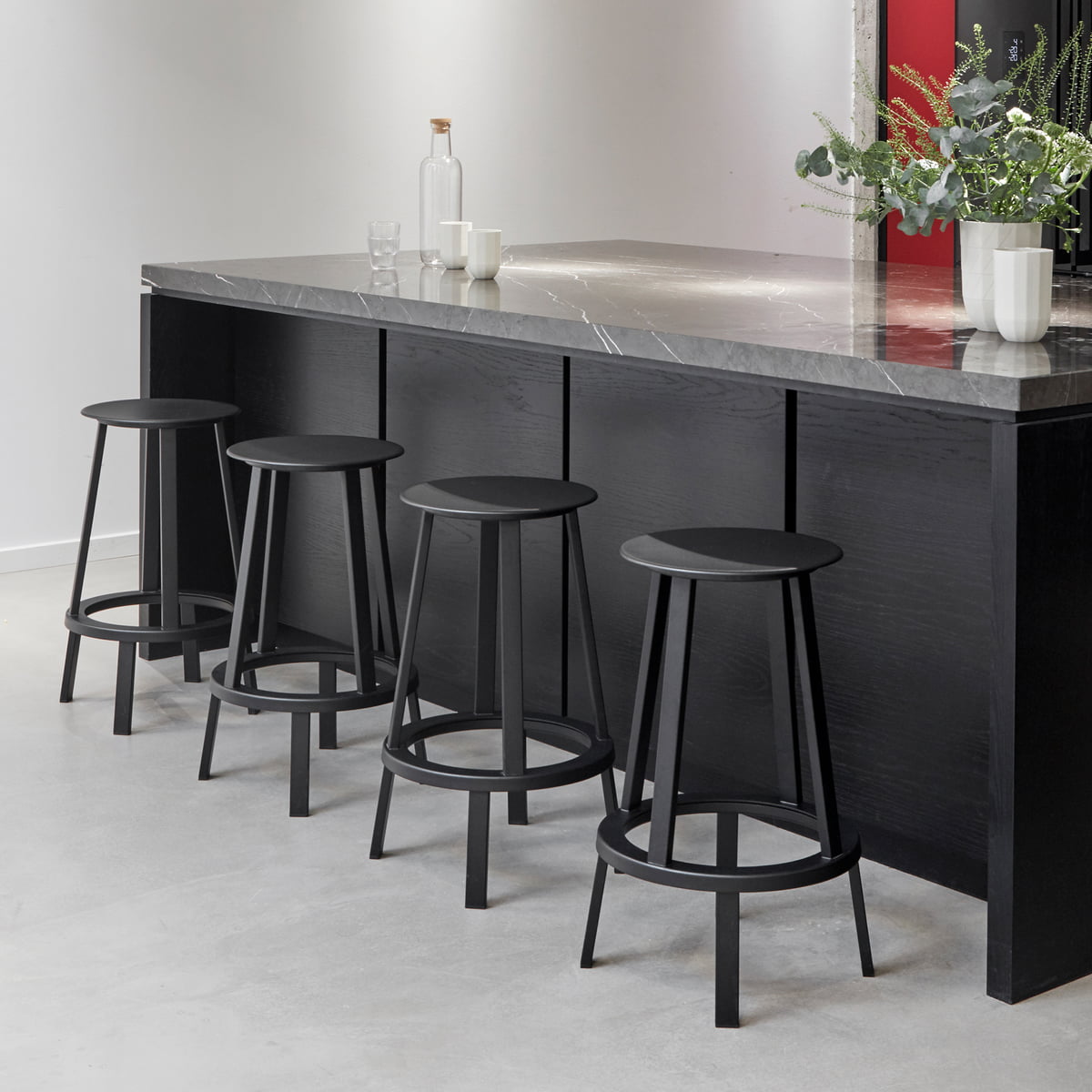 HAY ヘイ REVOLVER BAR STOOL HIGH ブラック　セール HAY - Revolver Bar stool | Connox