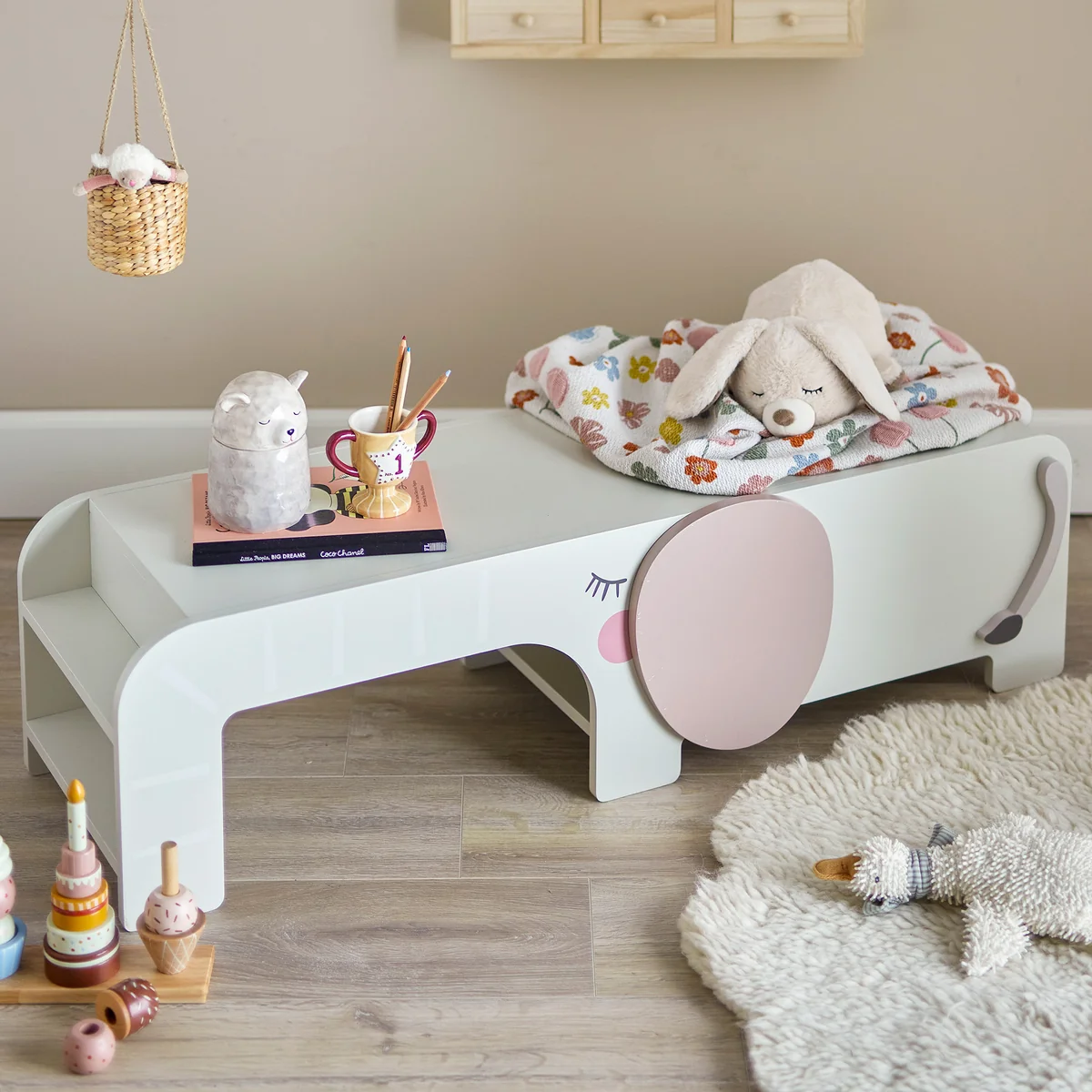 Bloomingville Mini - Ferdinand bench, gray