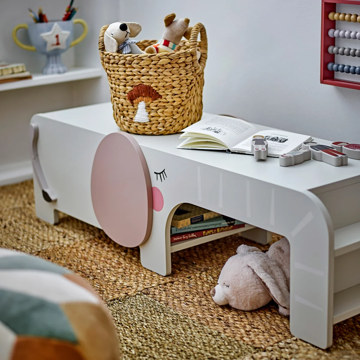 Bloomingville Mini - Ferdinand bench, gray