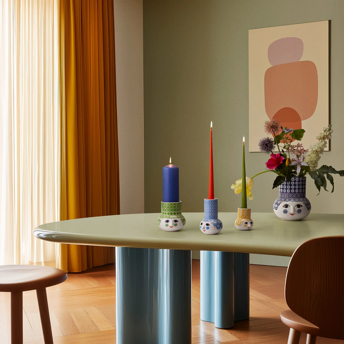 Bjørn Wiinblad - Olga block candle holder