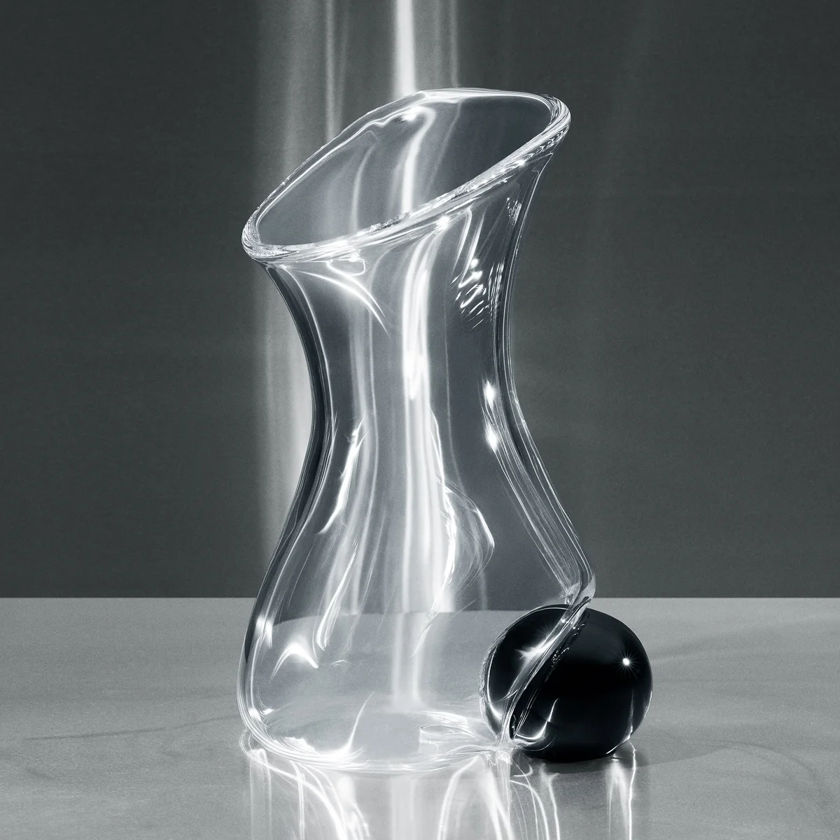 Holmegaard - Silhouette vase H 36 cm, clear