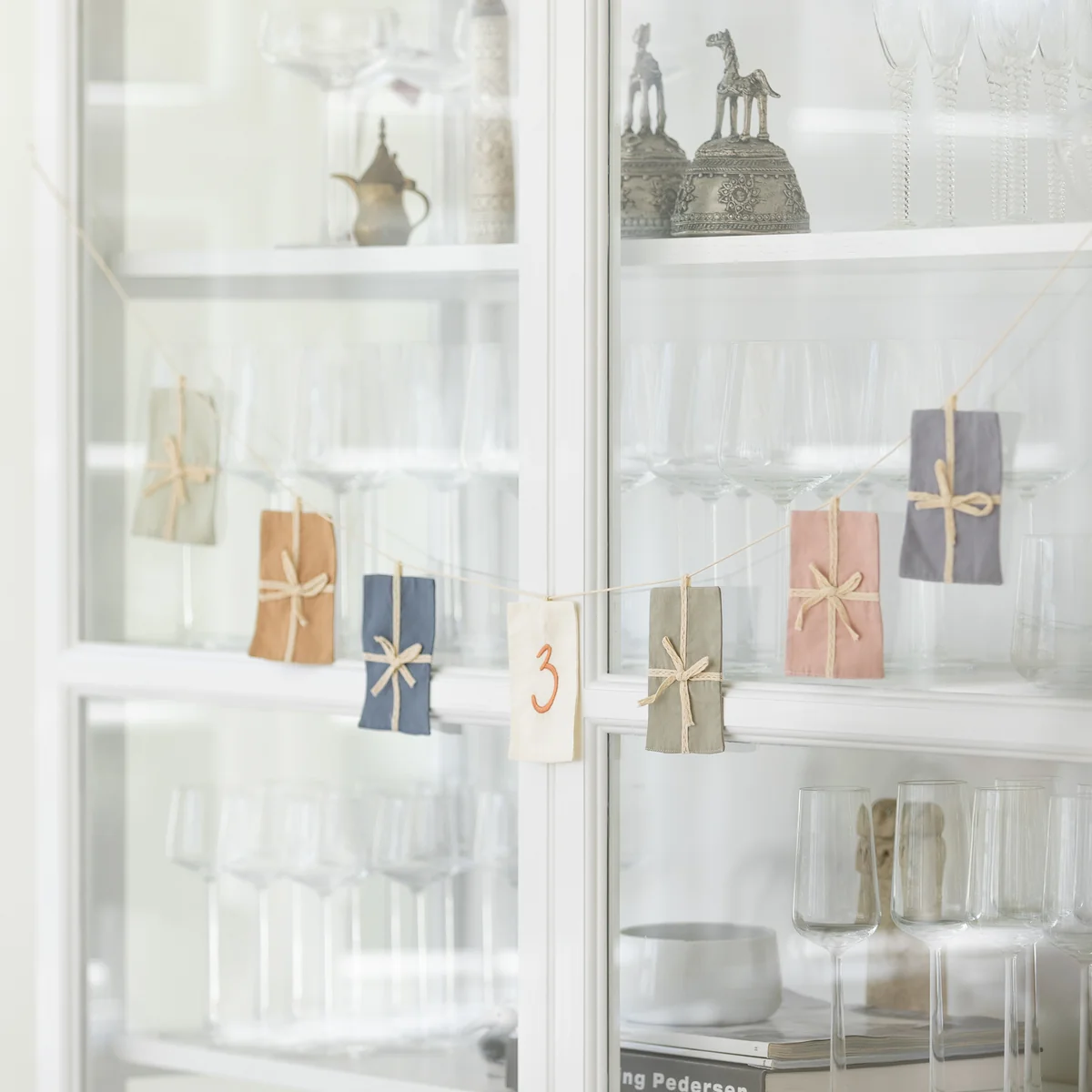 Sebra - Birthday flag pennant, numbers 0-9, multicolored