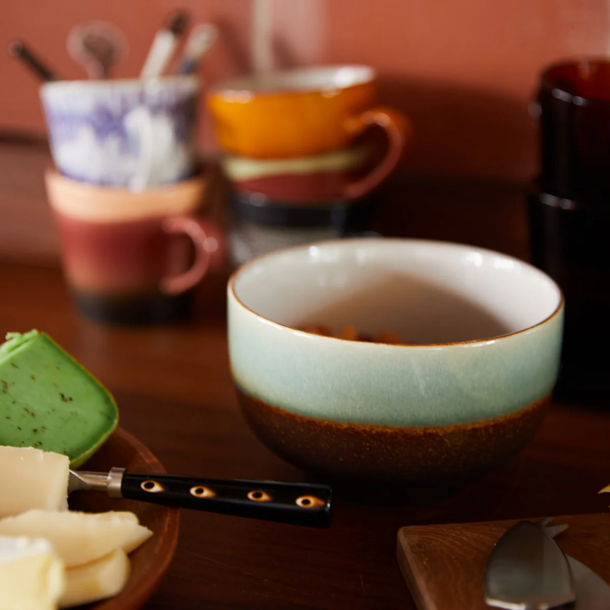 HKliving - 70's Pasta bowl, Ø 13.5 cm, depths