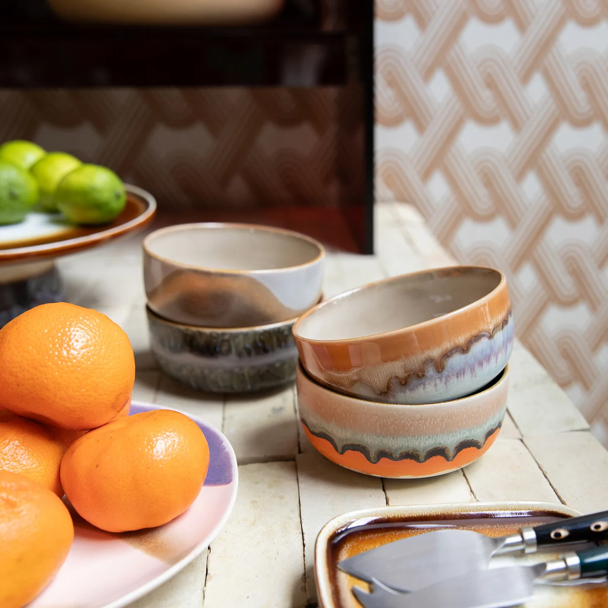 HKliving - 70's dessert bowl, Ø 12.5 cm