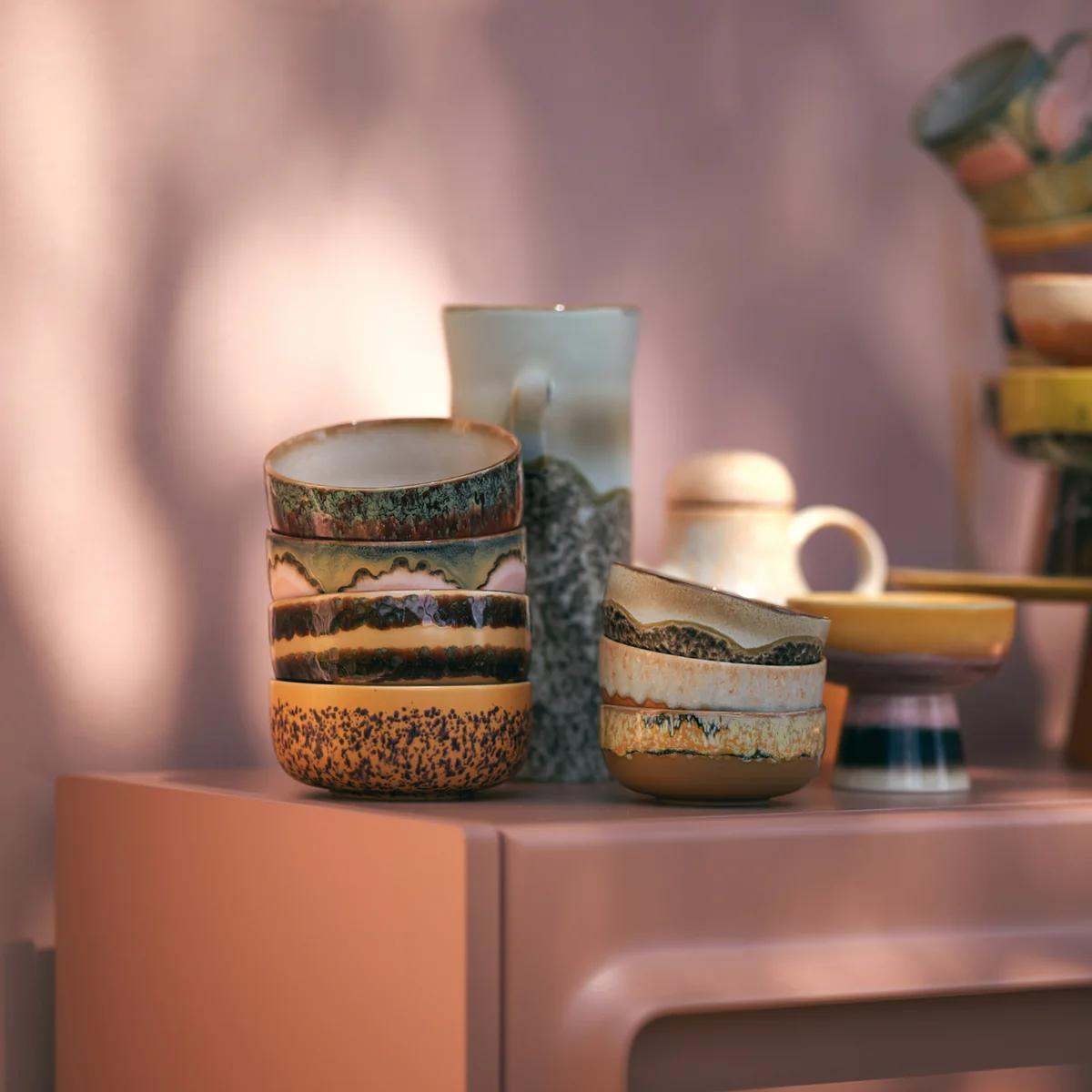 HKliving - 70's Dessert bowl, Ø 12.5 cm