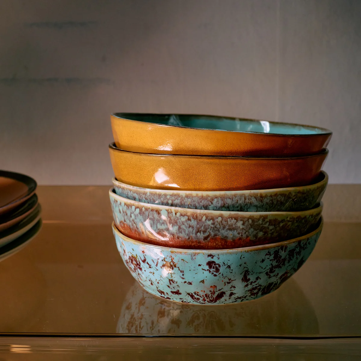 HKliving - 70's Pasta bowl, Ø 18.7 cm