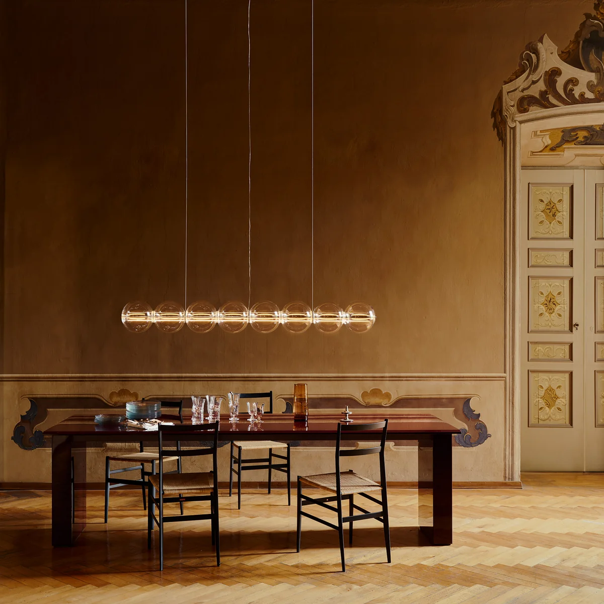 Flos - Luce Sferica S1 LED pendant light, transparent