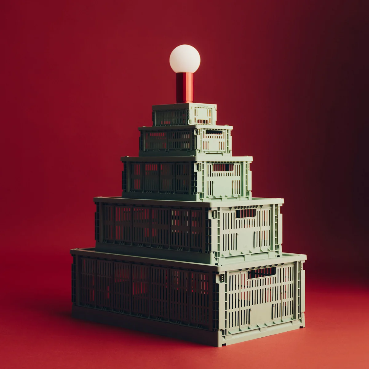 HAY - Colour Crate Basket Family sage green