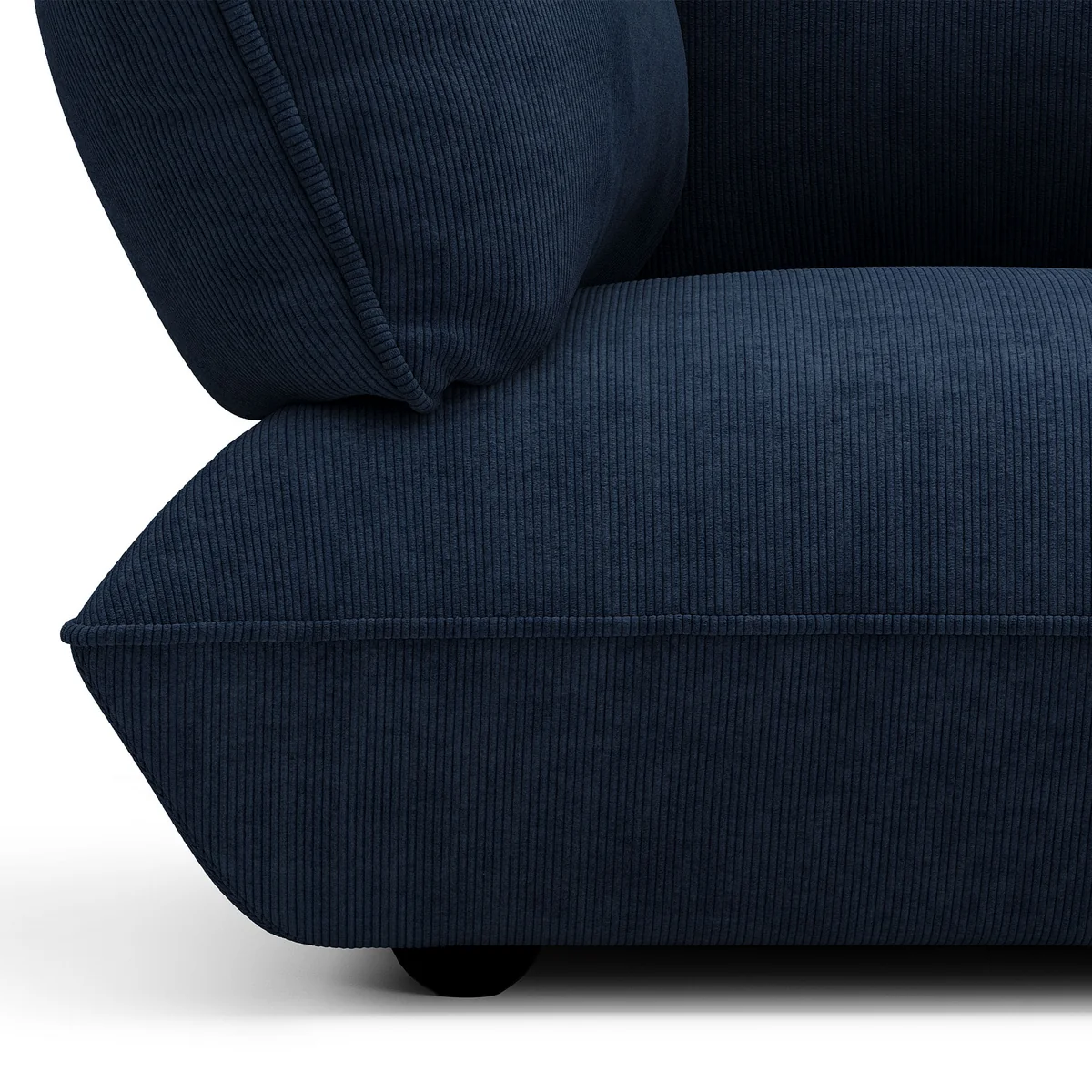 Fatboy - Sumo corner module left, deep blue (cord)