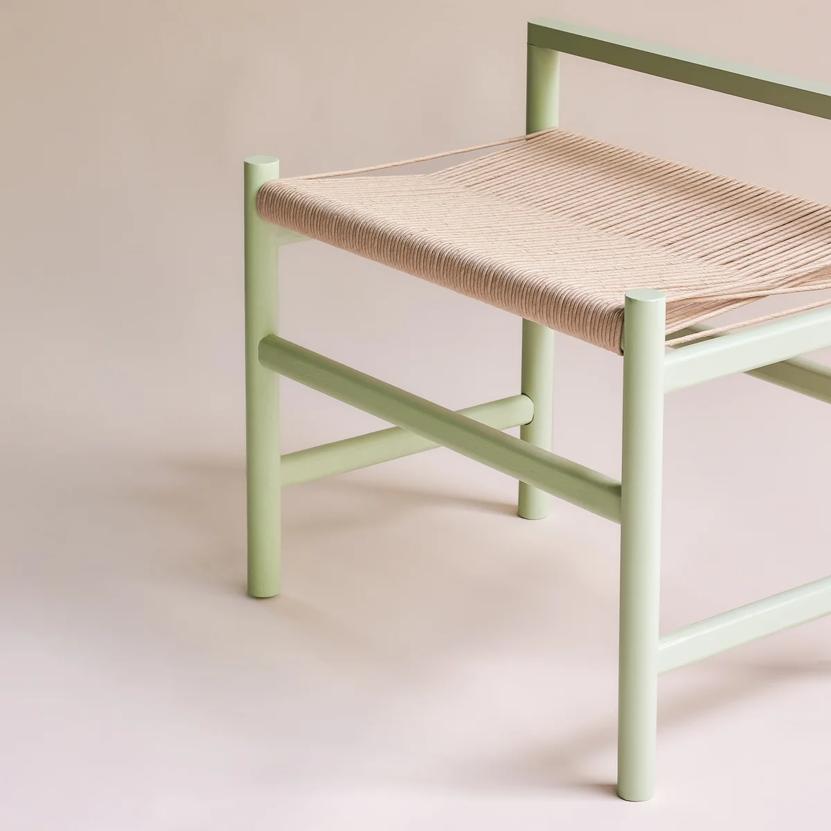 Hübsch Interior - Heritage Bench, S 60 cm, light green