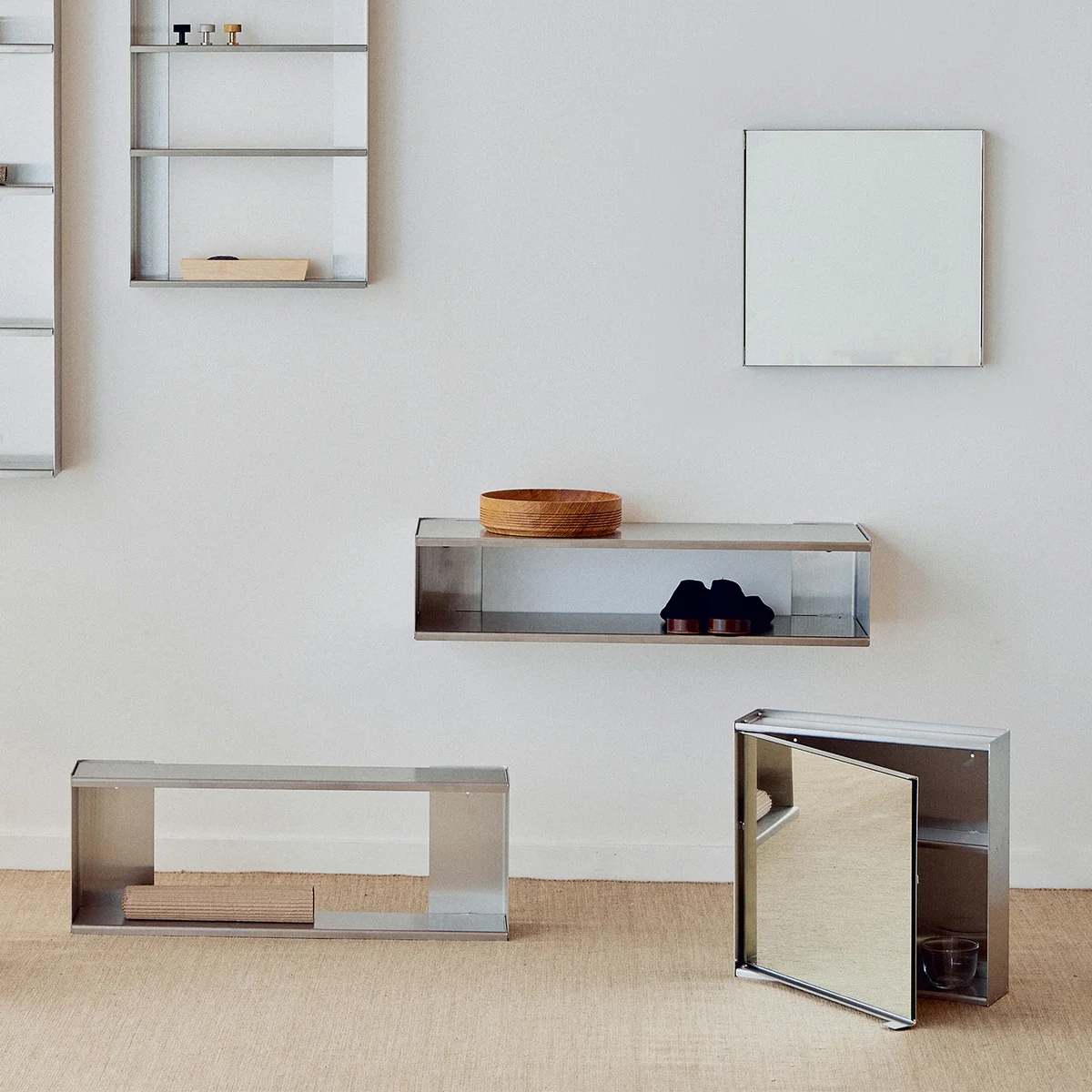 Form & Refine - Taper product family, brushed stainless steel