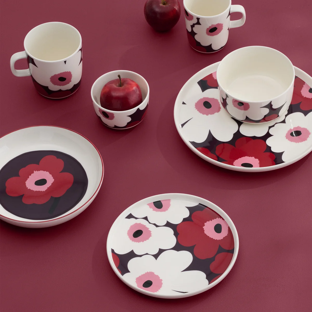 marimekko Oiva Unikko ボウル 2個セット Marimekko - Oiva Unikko Bowl | Connox