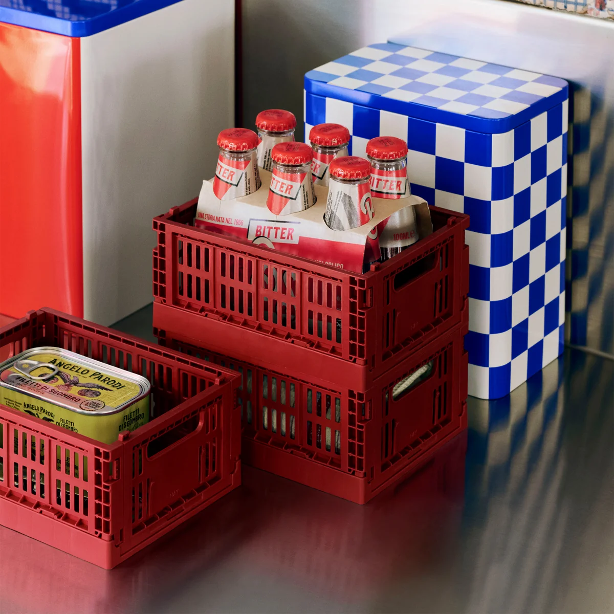 HAY - Colour Crate Basket, burgundy