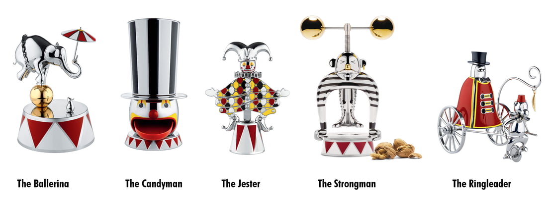 Circus Collection by Alessi in the shop