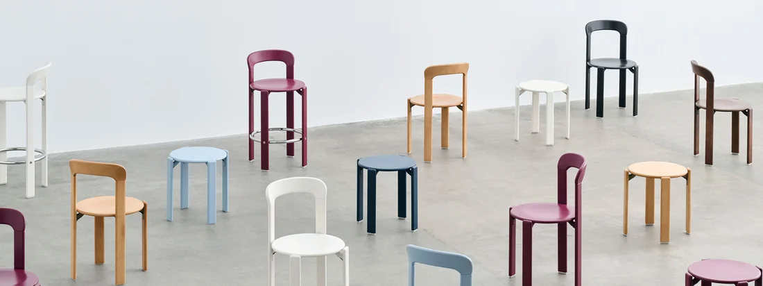 The Rey Collection of the Danish manufacturer HAY inspires with its current new edition. The Rey -series was originally designed in 1971 by the Swiss designer Bruno Rey in collaboration with HAY and Dietiker.