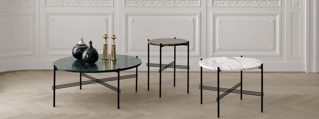Whether as a bedside table, coffee table or portable side table for any occasion. Smaller tables are available in many heights, sizes and materials. So you too will find the right side table for your four walls.